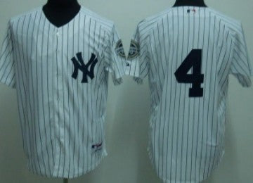 Lou Gehrig New York Yankees white jersey