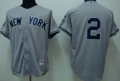 Derek Jeter New York Yankees gray jersey