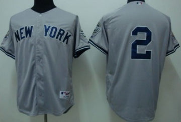 Derek Jeter New York Yankees gray jersey