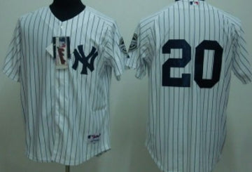 Posada New York Yankees white jersey