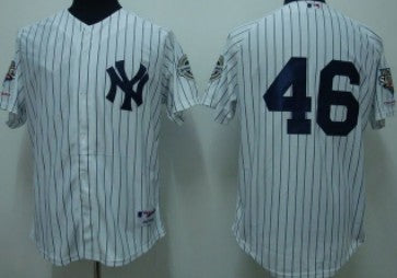 Pettitte New York Yankees white jersey