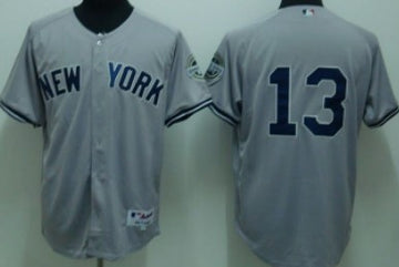 Rodriguez New York Yankees gray jersey