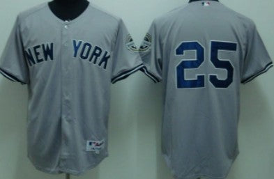 Teixeira New York Yankees gray jersey