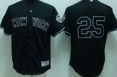 Teixeira New York Yankees black jersey