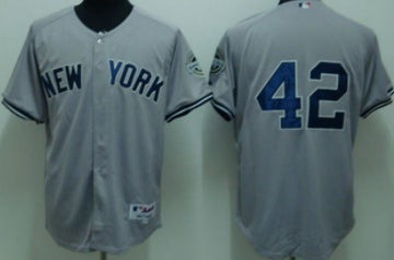NY Rivera New York Yankees gray jersey
