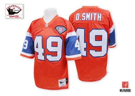 Dennis Smith Denver Broncos orange Throwback jersey