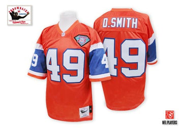 Dennis Smith Denver Broncos orange Throwback jersey