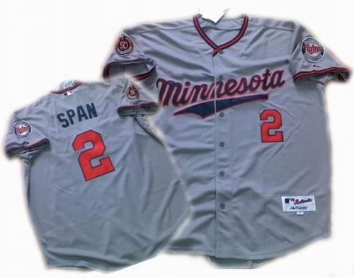Span Minnesota Twins grey jersey
