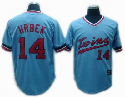 Hrbek Minnesota Twins blue Throwback jersey