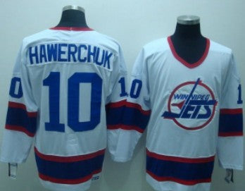 Dale Hawerchuk Winnipeg Jets white Throwback jersey