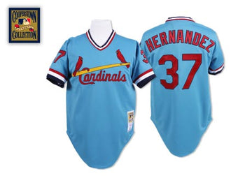 Keith Hernandez St. Louis Cardinals blue Throwback jersey