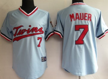 Joe Mauer Minnesota Twins blue jersey