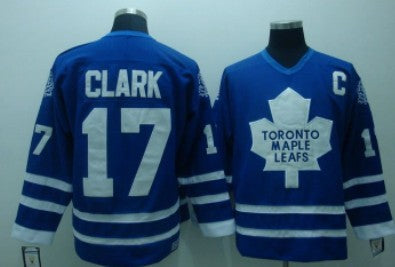 Wendel Clark Toronto Maple Leafs blue Throwback jersey