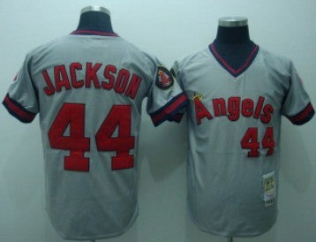 LA Los Angeles Angels gray Throwback jersey