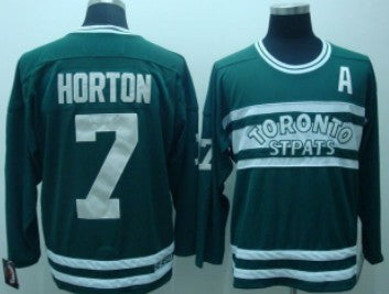 Tim Horton Toronto Maple Leafs green Throwback jersey