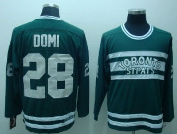 Tie Domi Toronto Maple Leafs green Throwback jersey