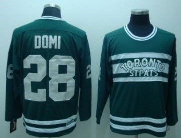Tie Domi Toronto Maple Leafs green Throwback jersey