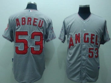 LA Los Angeles Angels gray jersey