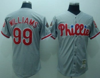 Williams Philadelphia Phillies gray Throwback jersey
