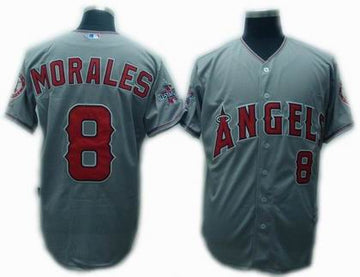 LA Los Angeles Angels gray jersey