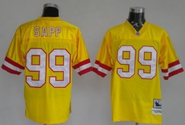 Warren Sapp Tampa Bay Buccaneers orange Throwback jersey