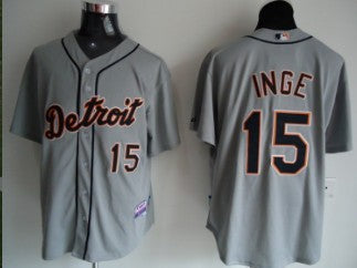 Brandon Inge Detroit Tigers gray jersey
