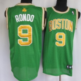 Rajon Rondo Boston Celtics green jersey