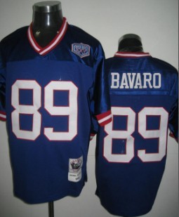 Bavaro New York Giants blue Throwback jersey