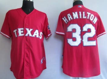 Josh Hamilton Texas Rangers red jersey