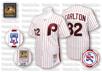 Steve Carlton Philadelphia Phillies white Throwback jersey