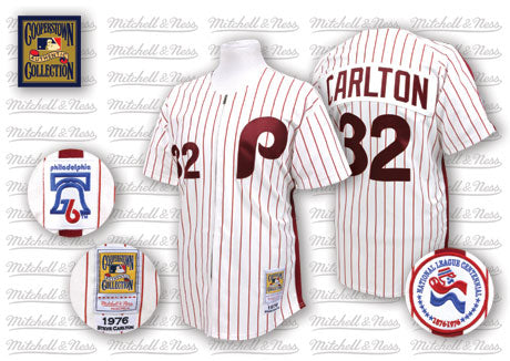 Steve Carlton Philadelphia Phillies white Throwback jersey