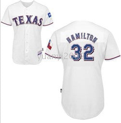 Josh Hamilton Texas Rangers white jersey