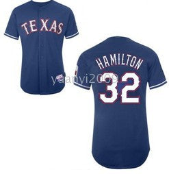 Josh Hamilton Texas Rangers blue jersey