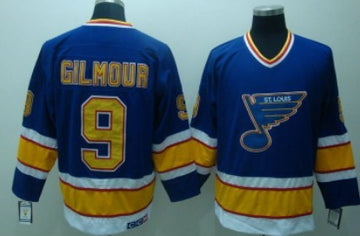 Doug Gilmour St. Louis Blues blue Throwback jersey