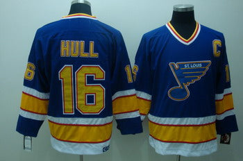 Brett Hull St. Louis Blues blue Throwback jersey