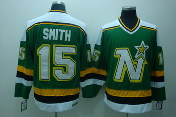 Bobby Smith Dallas Stars green Throwback jersey