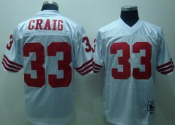Roger Craig San Francisco 49ers white Throwback jersey