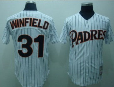 Dave Winfield San Diego Padres white Throwback jersey