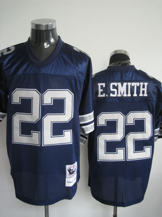 Emmitt Smith Dallas Cowboys blue Throwback jersey