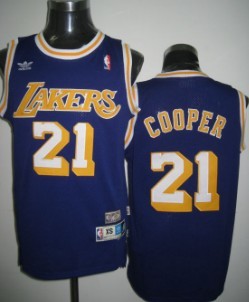 Michael Cooper Los Angeles Lakers purple Throwback jersey