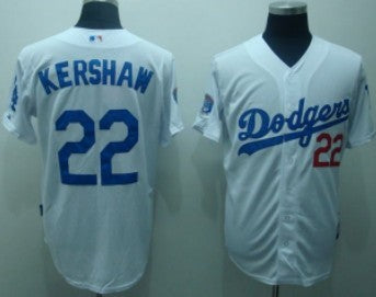 Clayton Kershaw Los Angeles Dodgers white jersey
