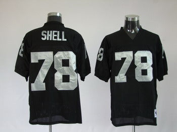 Shell Las Vegas Raiders black Throwback jersey