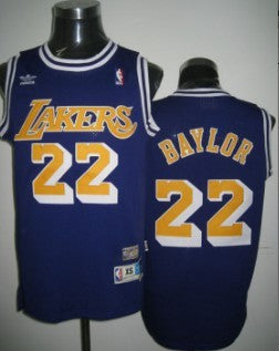 Elgin Baylor Los Angeles Lakers purple Throwback jersey