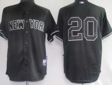 Posada New York Yankees black jersey