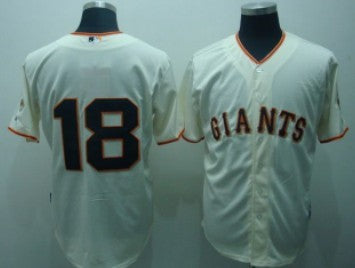Matt Cain San Francisco Giants cream jersey