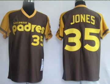 Randy Jones San Diego Padres brown Throwback jersey