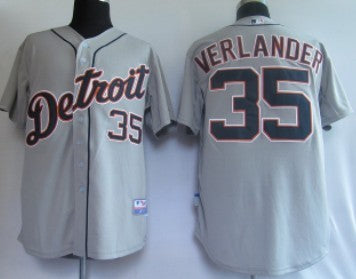 Verlander Detroit Tigers gray jersey