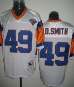 Dennis Smith Denver Broncos white Throwback jersey