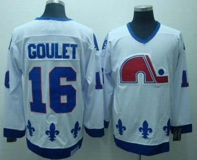 Michel Goulet Colorado Avalanche white Throwback jersey