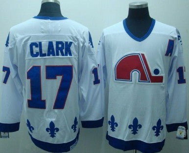Wendel Clark Colorado Avalanche white Throwback jersey
